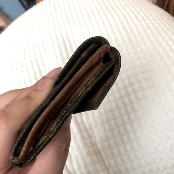 Louis Vuitton Dual Sided Snap Compact Wallet Brown Monogram - Picture 9 of 12